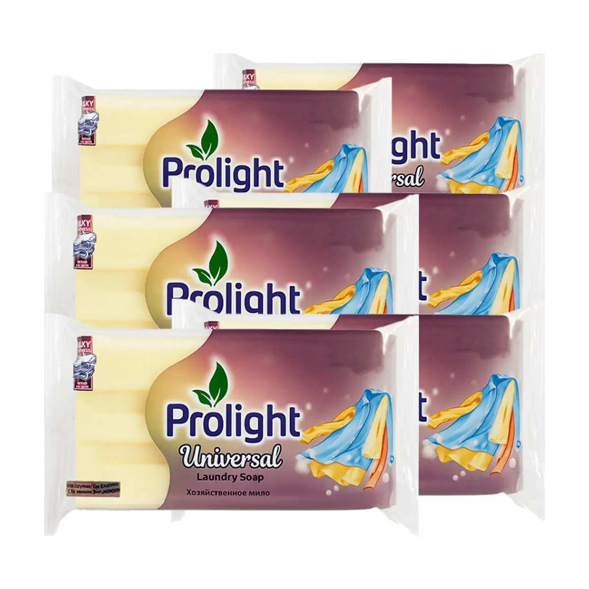 Jabón de lavar con enzimas Prolight (6 x 200 g / 7.05 oz)