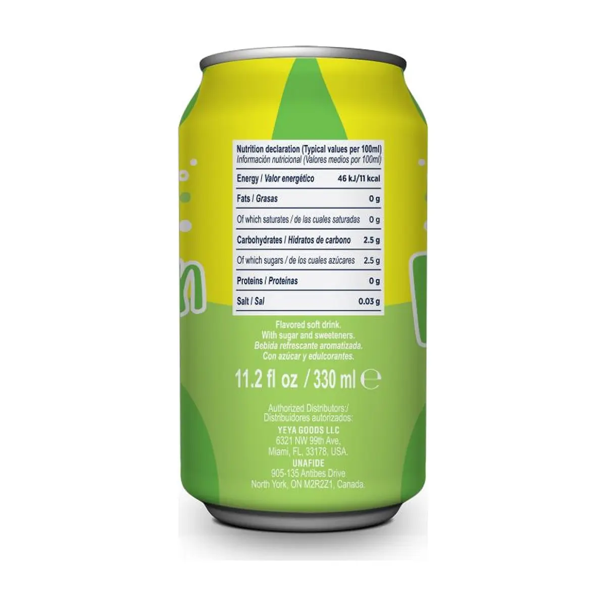 Refresco gaseado de limón YEYA (330 ml / 11.2 fl oz) - Thumbnail 2