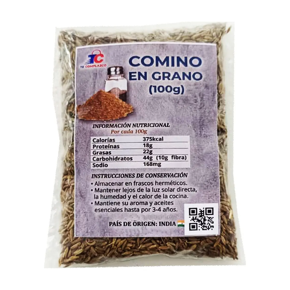 Comino en grano Te Complazco (100 g / 3.5 oz)