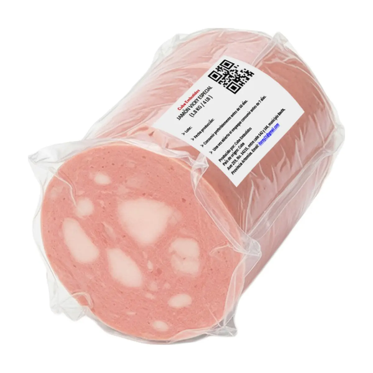 Jamón vicky especial Cuba Embutidos (1.8 kg / 4 lb) - Thumbnail 4