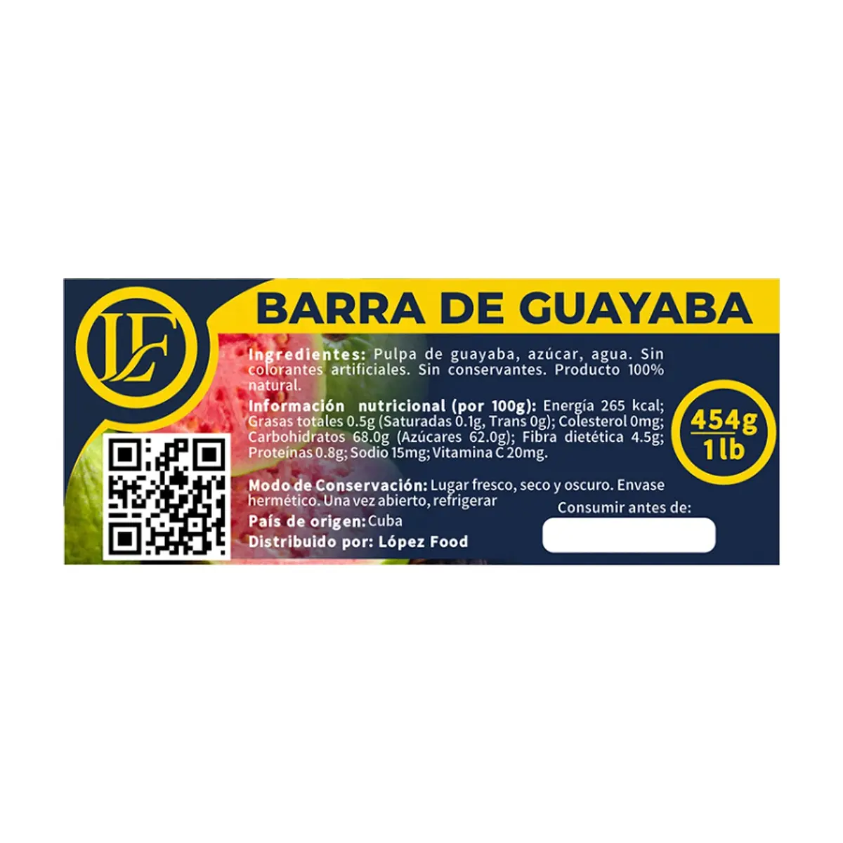 Barra de guayaba LF (454 g / 1 lb) - Thumbnail 3