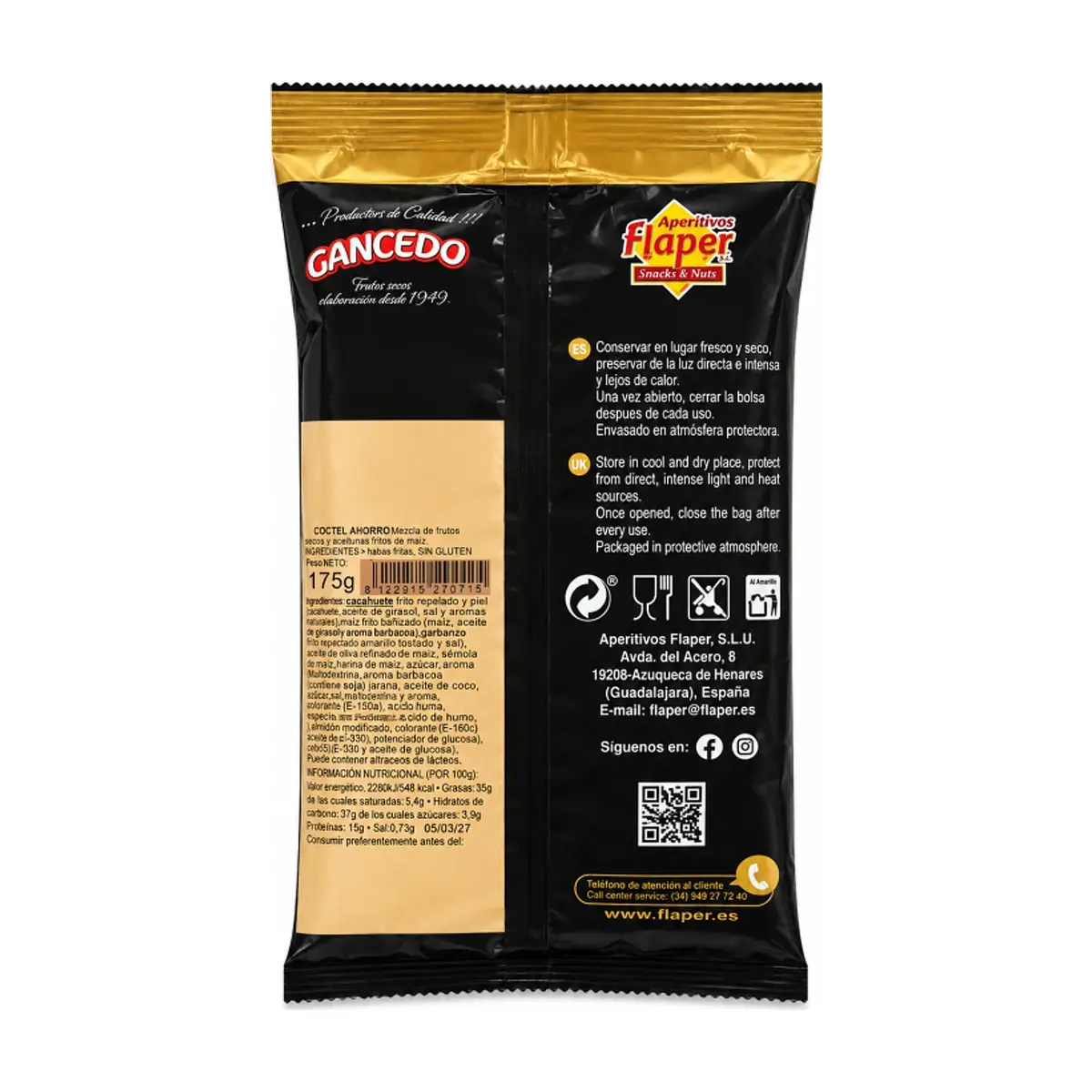 Frutos secos selectos Gancedo (175 g / 6.17 oz) - Thumbnail 2