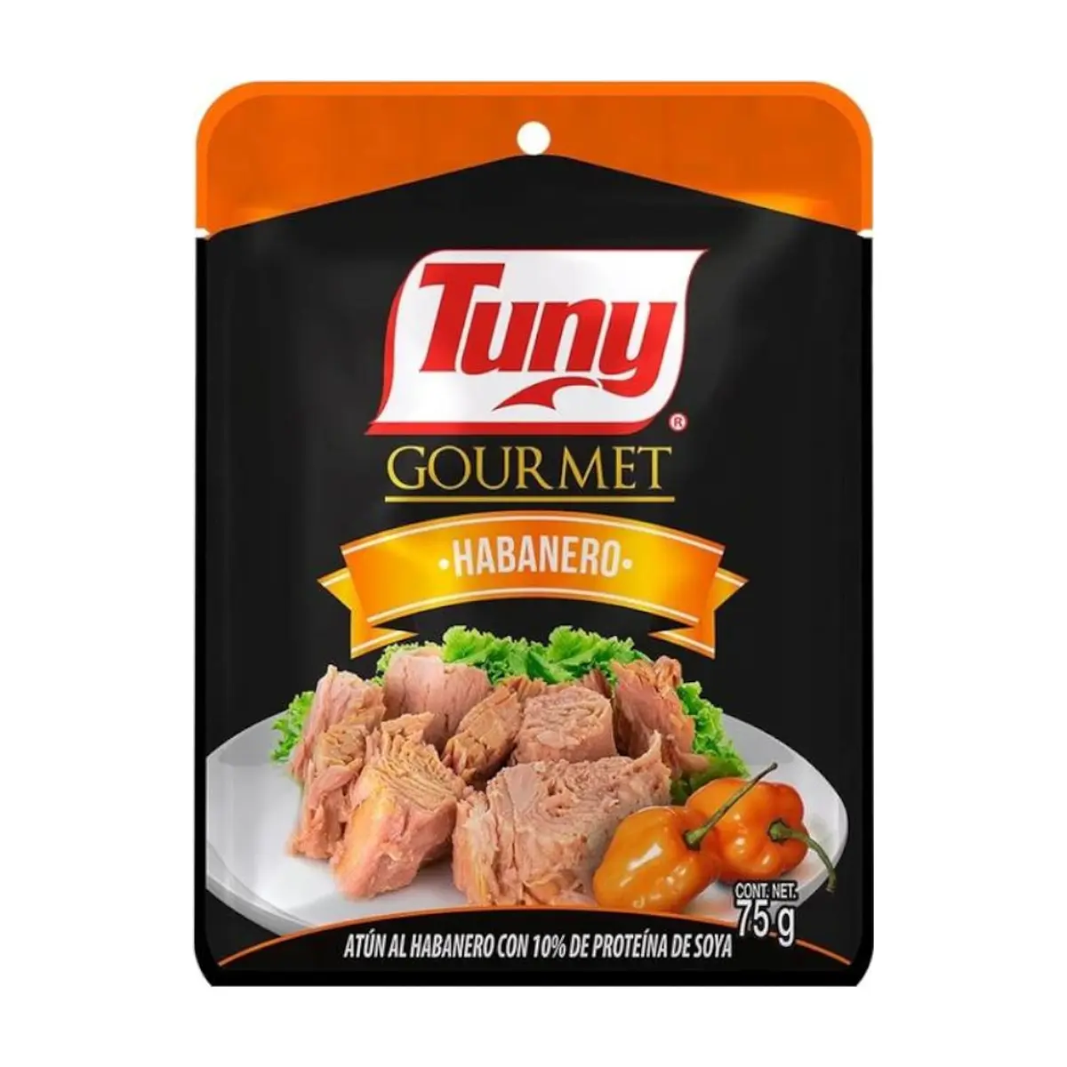 Atún al habanero con 10% de proteína de soya Gourmet Tuny (75 g / 2.64 oz) - Miniatura 4