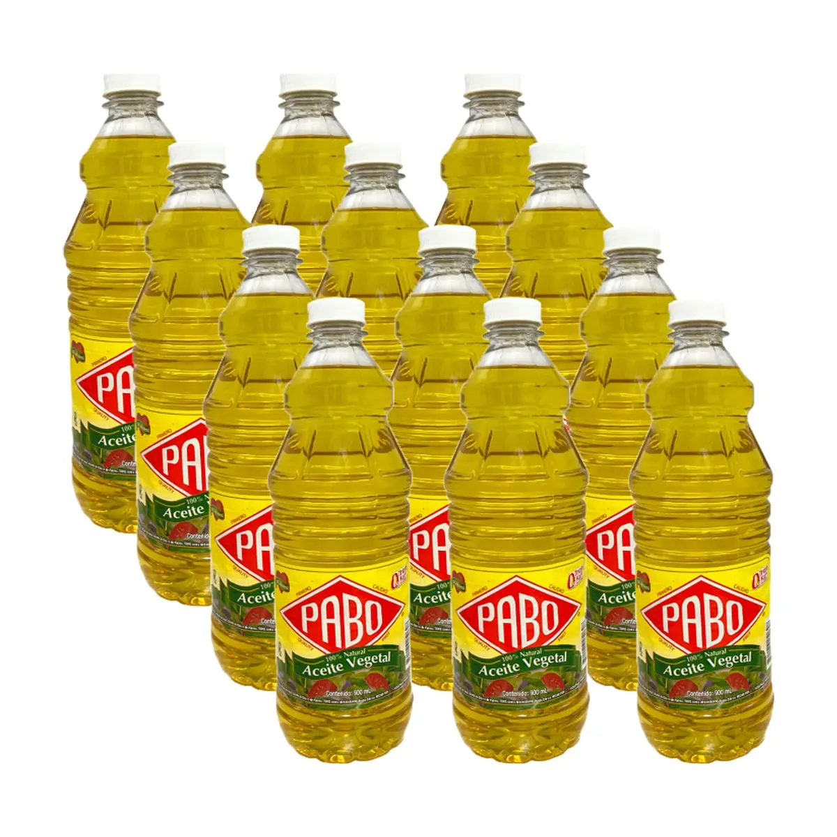 Aceite vegetal 100 % natural Pabo (12 x 900 ml) - Miniatura 1
