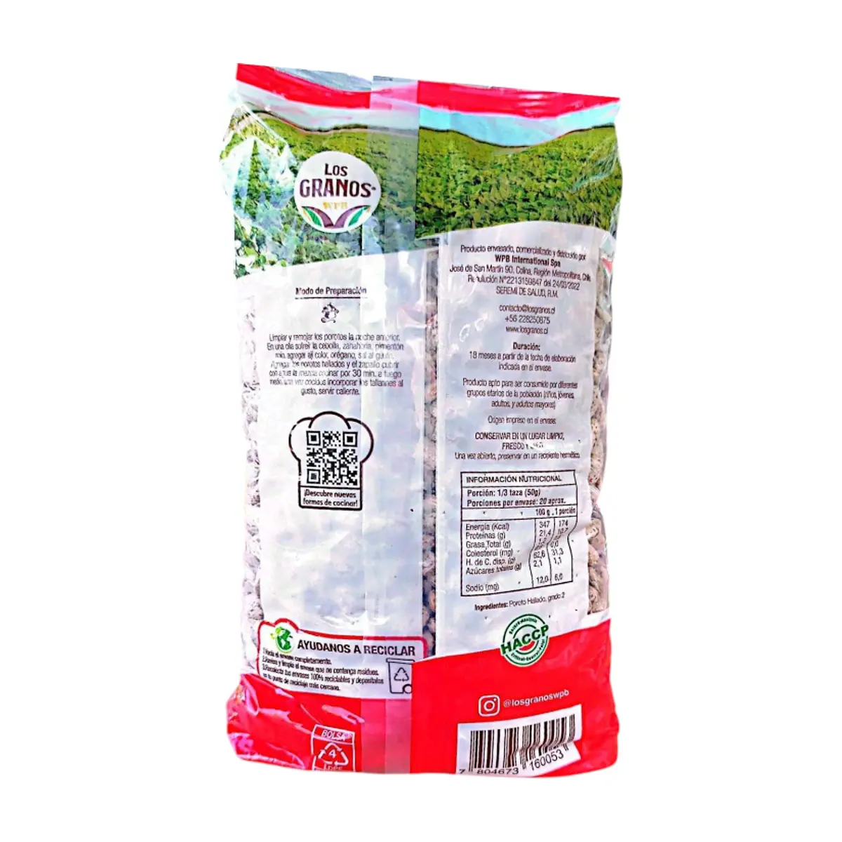 Poroto hallado Los Granos (1kg / 2.2 lb) - Thumbnail 3