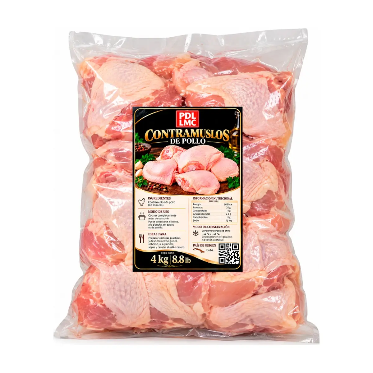 Contramuslos de pollo PDL LMC (4 kg / 8.8 lb) - Miniatura 3