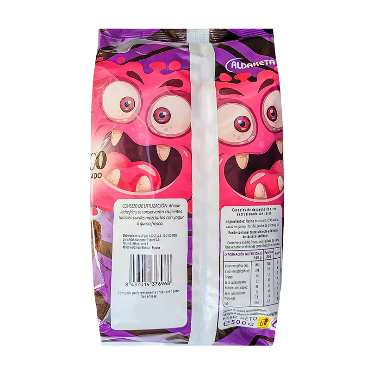 Cereal de arroz inflado Choco Aldaketa (500 g / 1.1 lb) - Miniatura 2