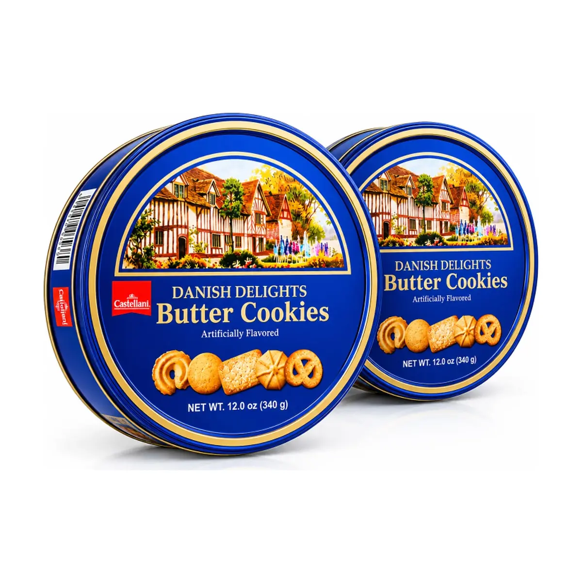 Galletas de mantequilla danesas Castellum (2 x 340 g / 12 oz)