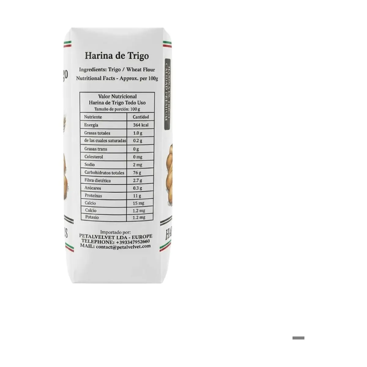 Harina de trigo multiusos Sublime (1 kg / 2.2 lb) - Miniatura 2