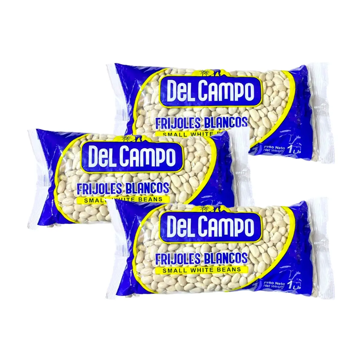 Combo frijoles blancos Del Campo (3 x 454 g / 1 lb)