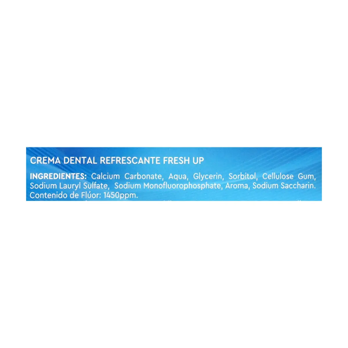 Crema dental refrescante anticaries sabor menta Fresh Up (90 g / 3.18 oz) - Thumbnail 4