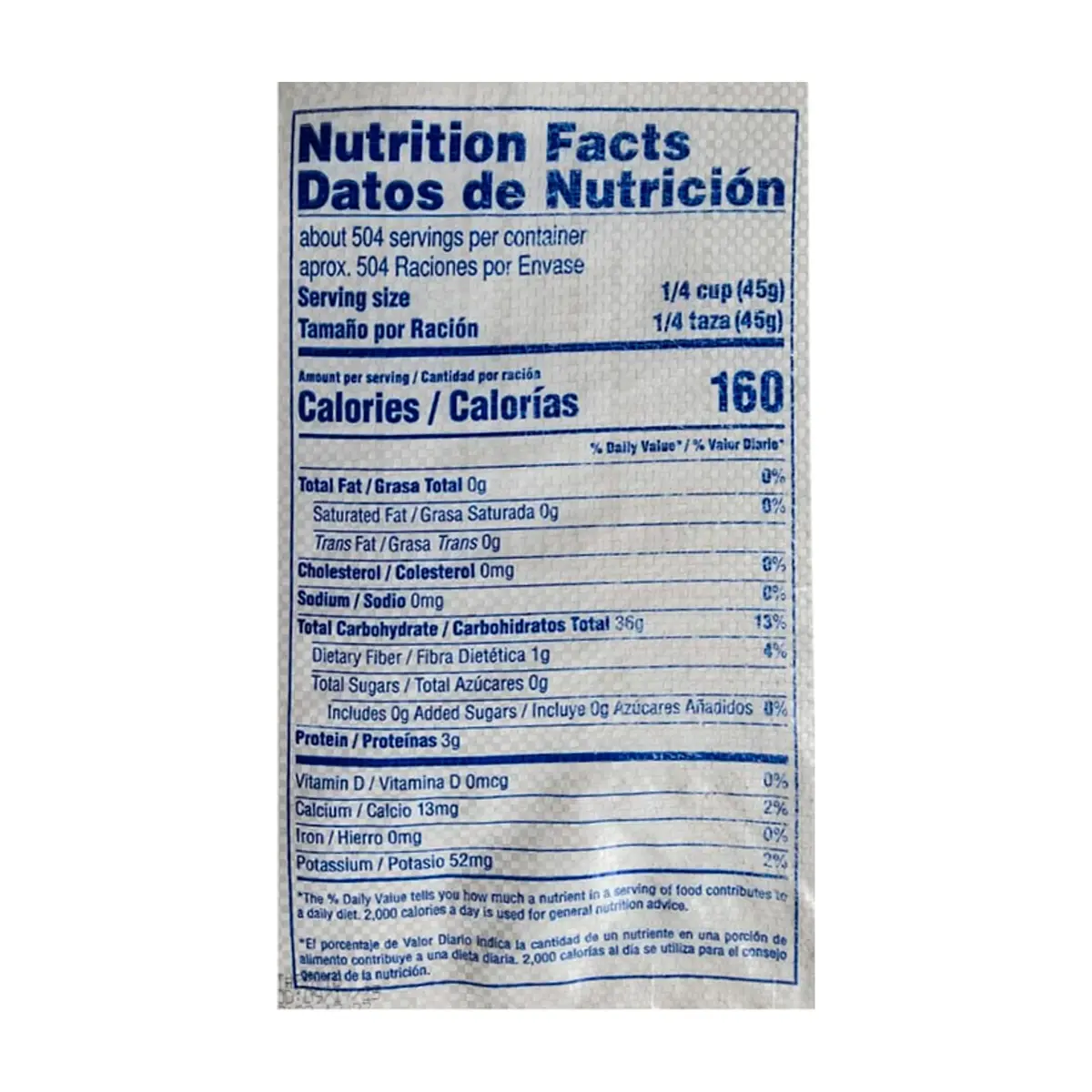 Arroz de grano largo americano Aloy (22.68 kg / 50 lb) - Miniatura 3