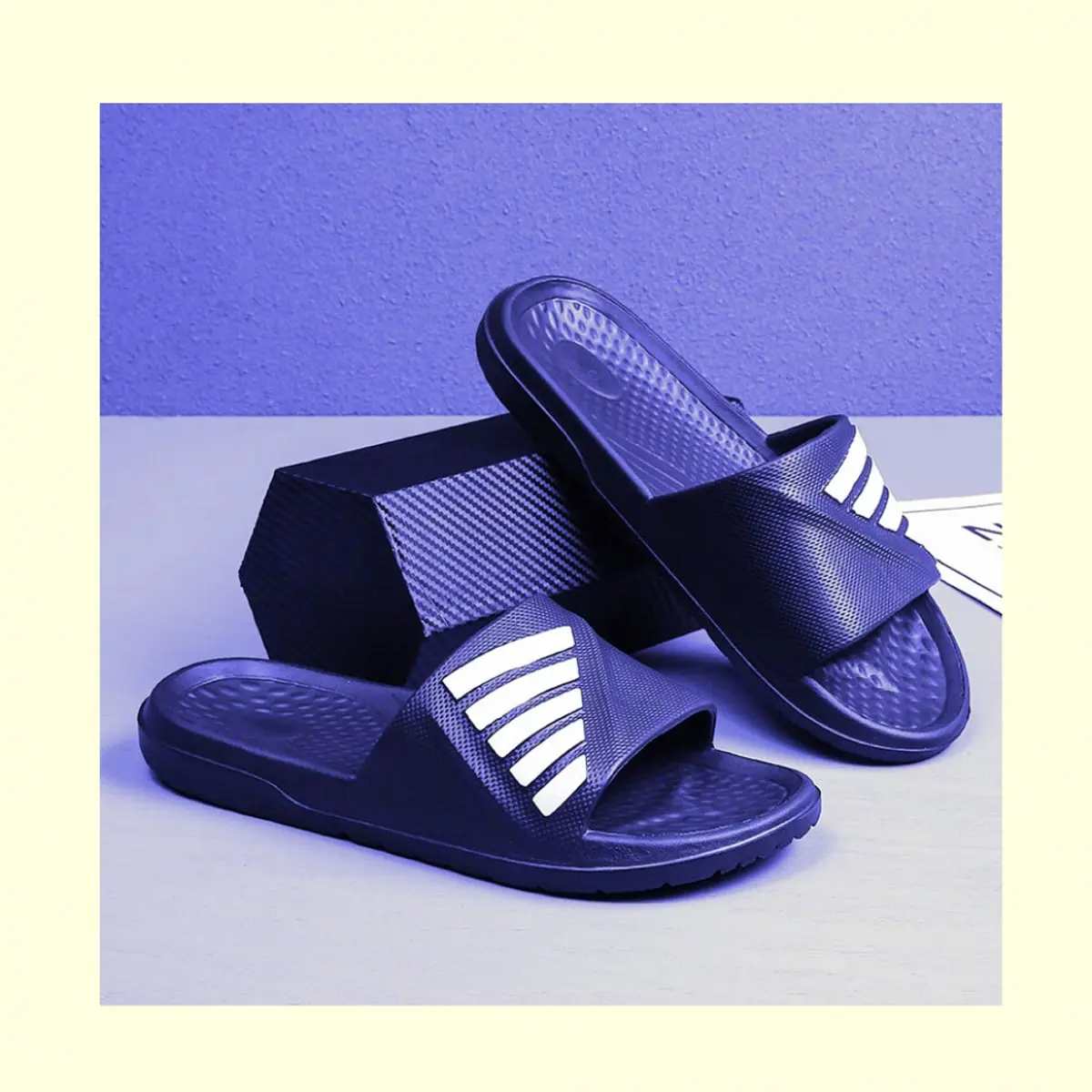 Chancleta de pala color azul para hombre Match (Talla 40) - Thumbnail 2