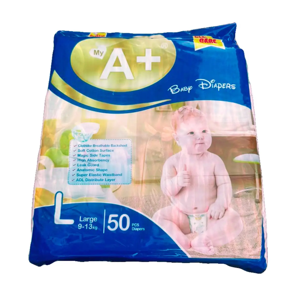 Pañales desechables - culeros - para bebé etapa 3 - Talla L (50 U) - Miniatura 1