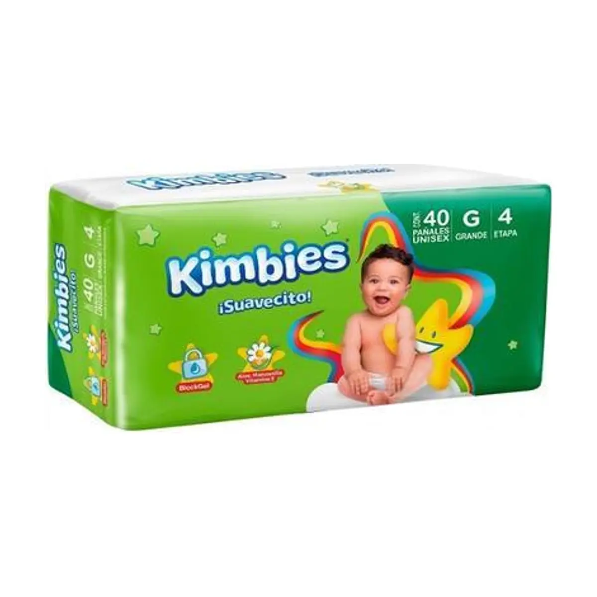 Pañales Desechables Grande (40 piezas) KIMBIES