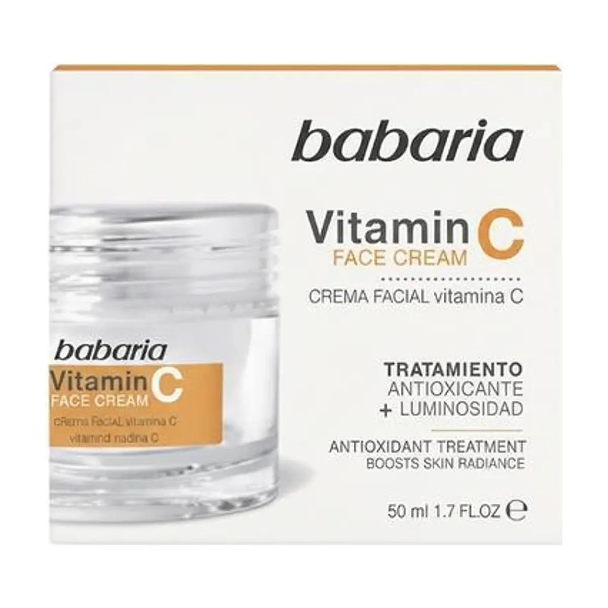 Crema Facial Con Vitamina C 50ml Babaria