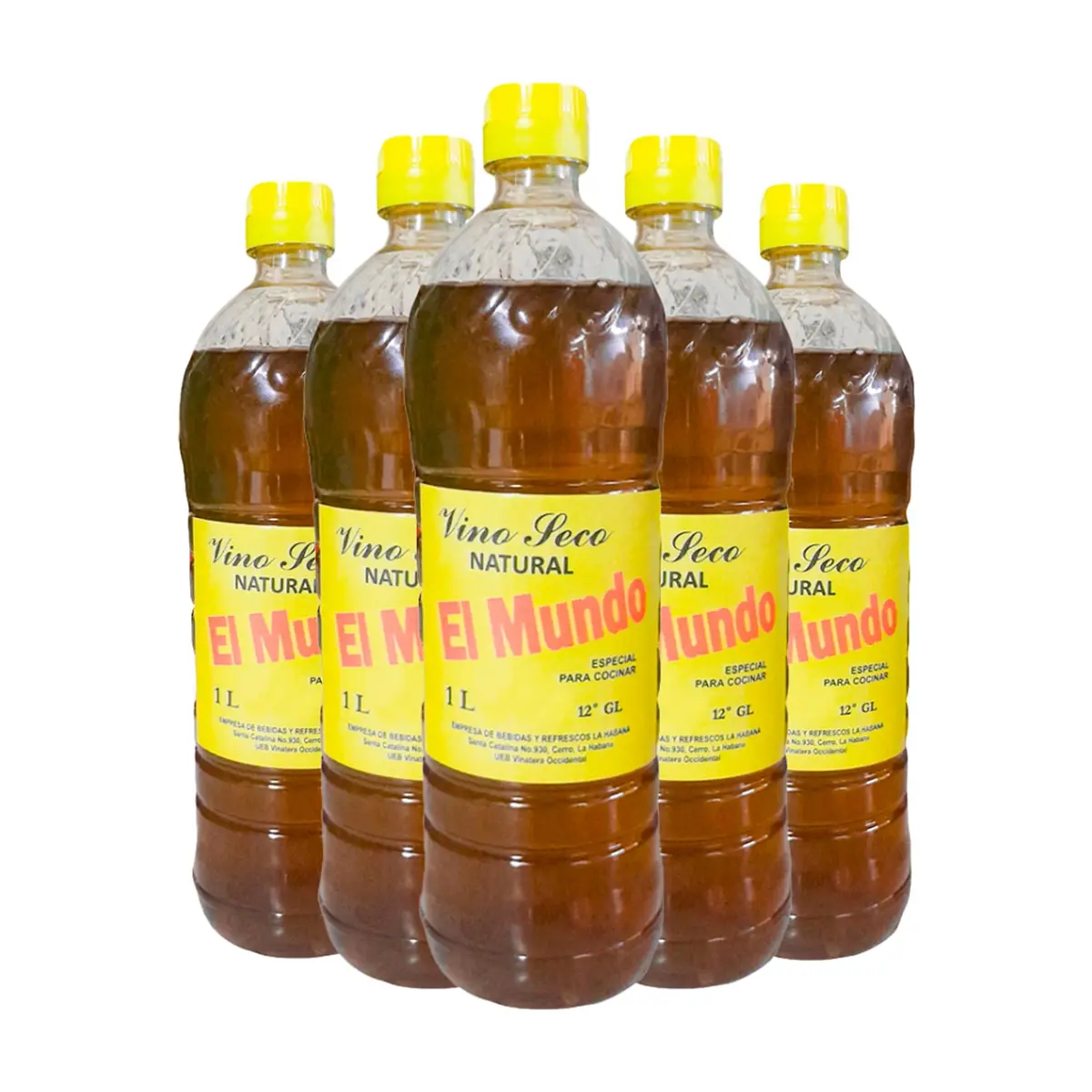 Vino seco natural El Mundo (5 x 1 L)