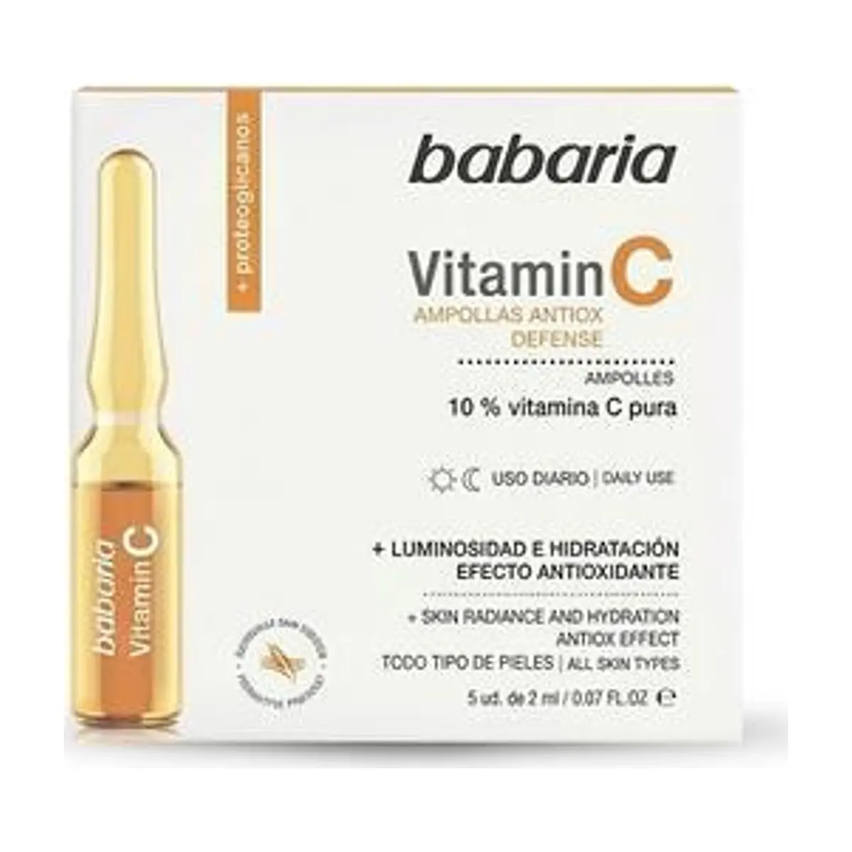Ampollas Facial con Vitamina C (5udx2ml) BABARIA