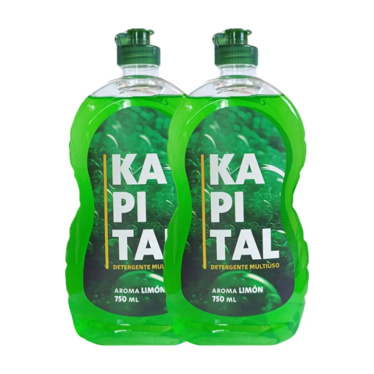 Detergente multiuso aroma limón Kapital (2 U x 750 ml)