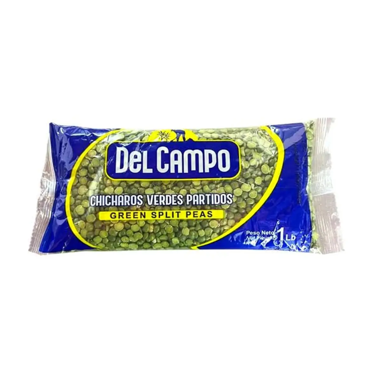 Chícharos verdes partidos Del Campo (454 g / 1 lb)