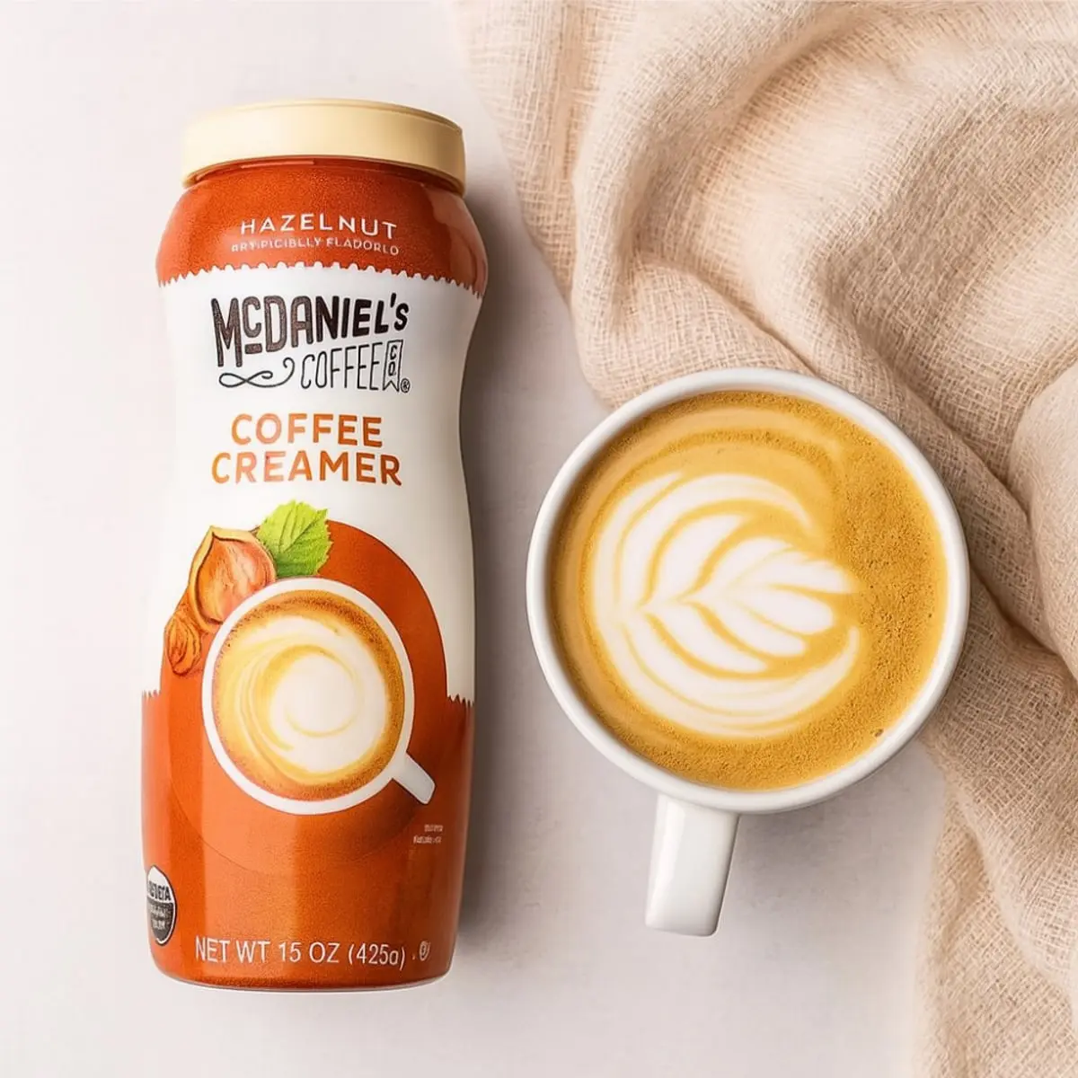 Crema para café sabor avellana McDaniel's Coffee (425 g / 15 oz) - Thumbnail 4
