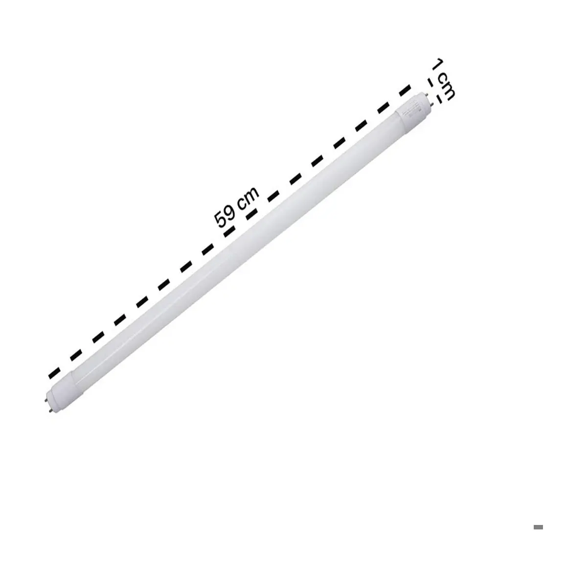 Tubo Led de 9W con soporte incluido a la medida Estelectric E-TL0609W/E-SL0609W - Miniatura 2