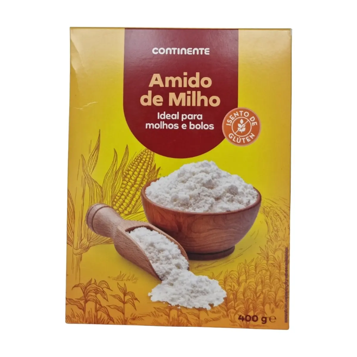 Almidón de maíz sin gluten Continente (400 g / 14.11 oz)