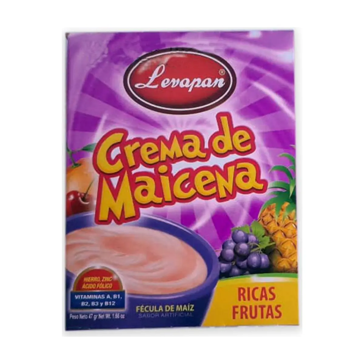 Crema de maicena con sabor a ricas frutas Levapan (47 g / 1.66 oz) - Thumbnail 6