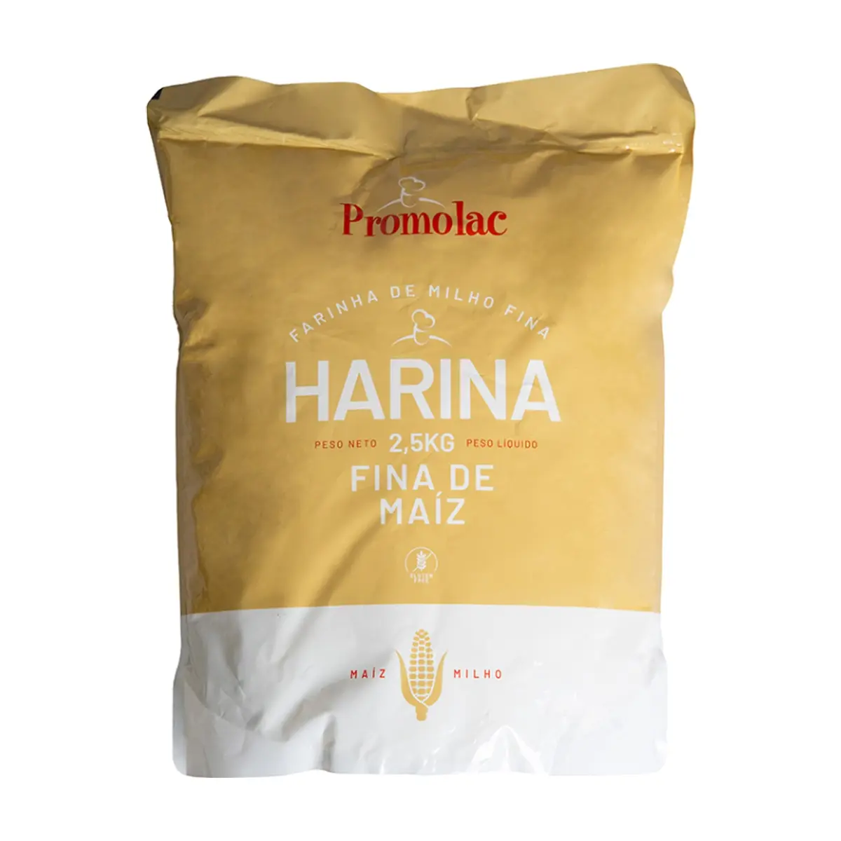 Harina fina de maíz Promolac (2.5 kg / 88.18 oz)