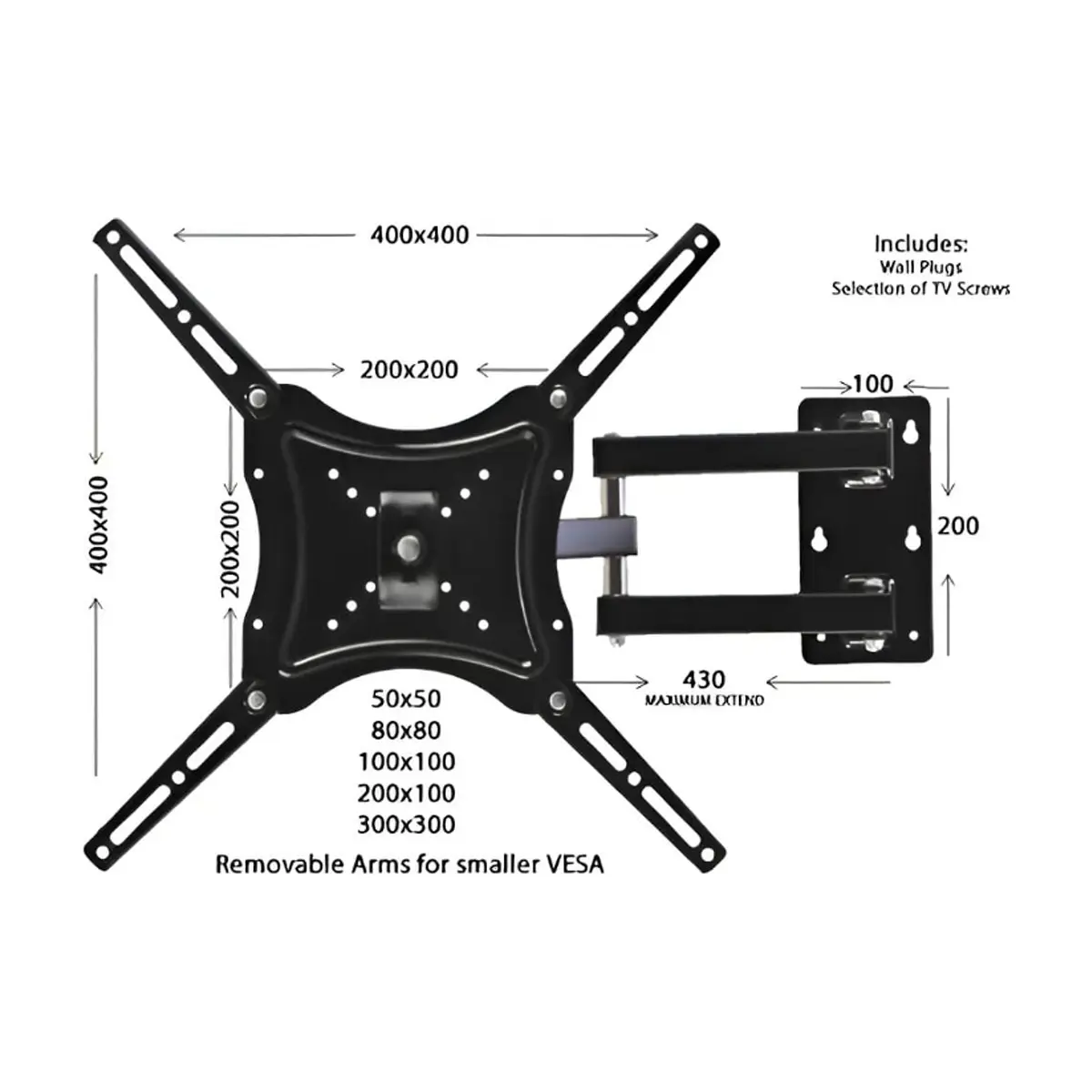 Soporte para TV 14-55 pulgadas Home Design - Miniatura 4