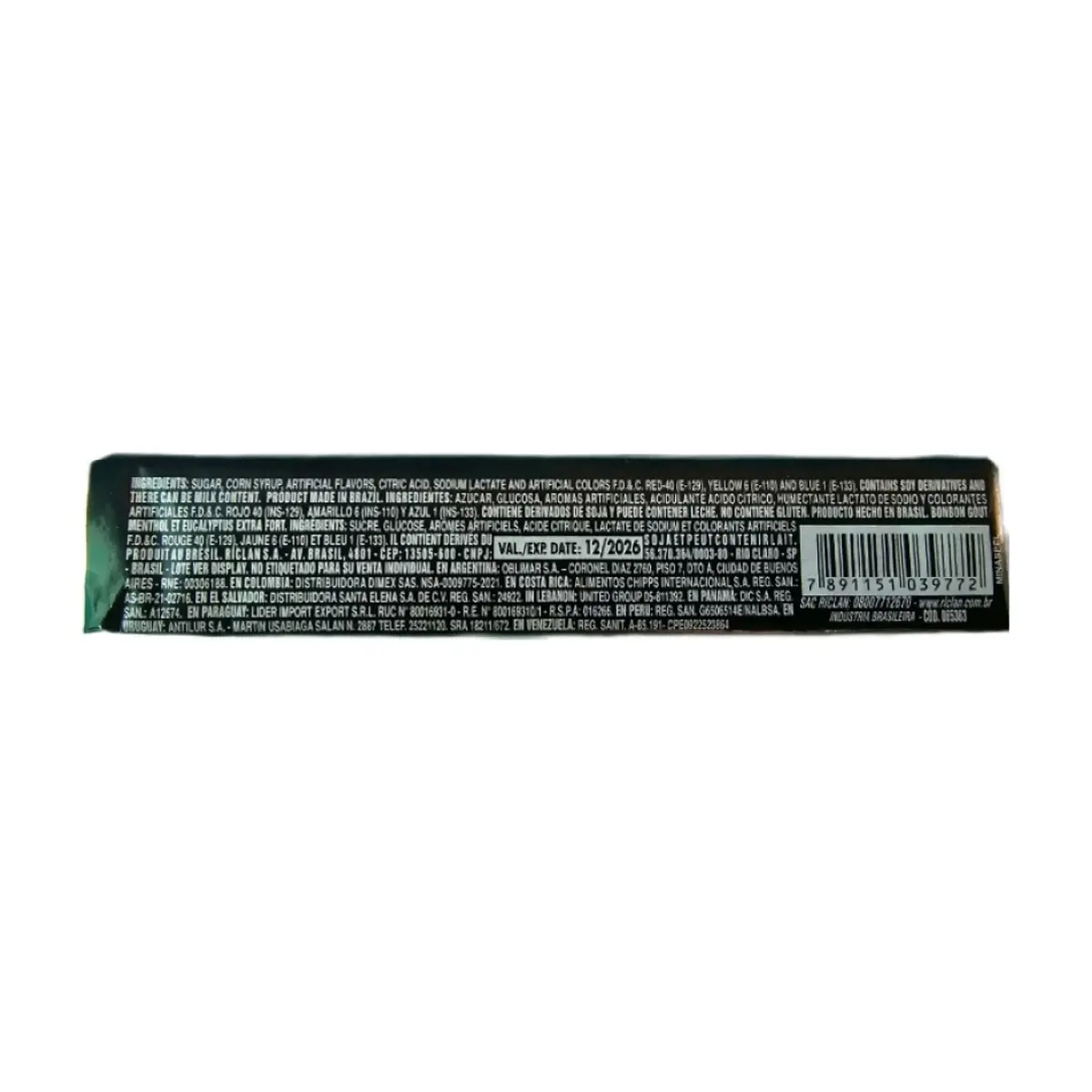 Caramelos duros sabor a mentol y eucalipto extra fuerte Freegells (27.9 g) - Thumbnail 2