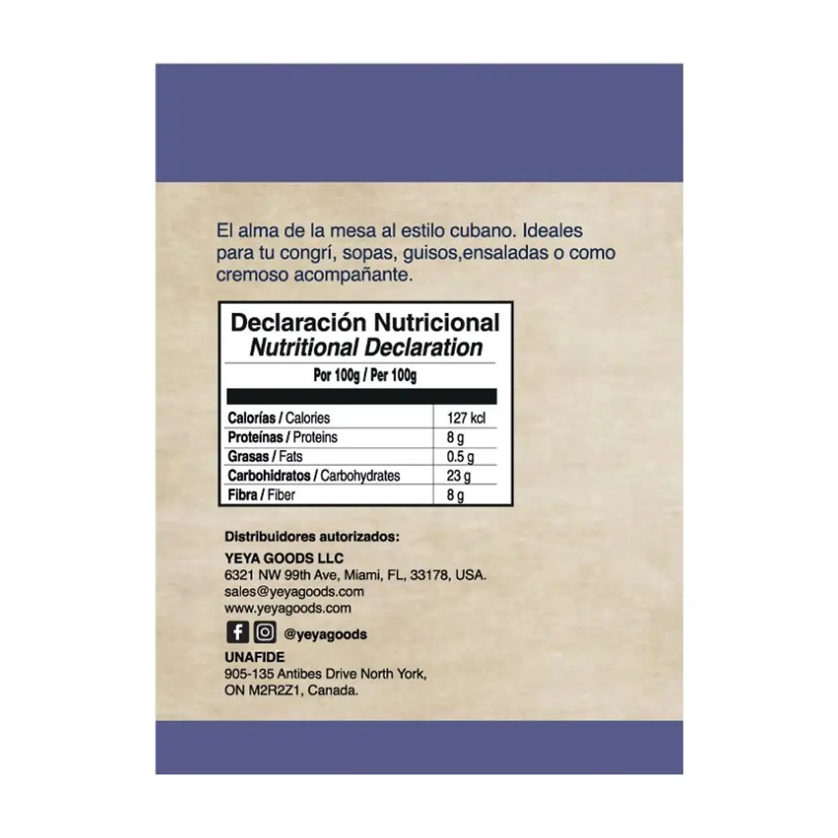 Frijoles negros condimentados YEYA (3 x 400 g / 14.1 oz) - Thumbnail 3