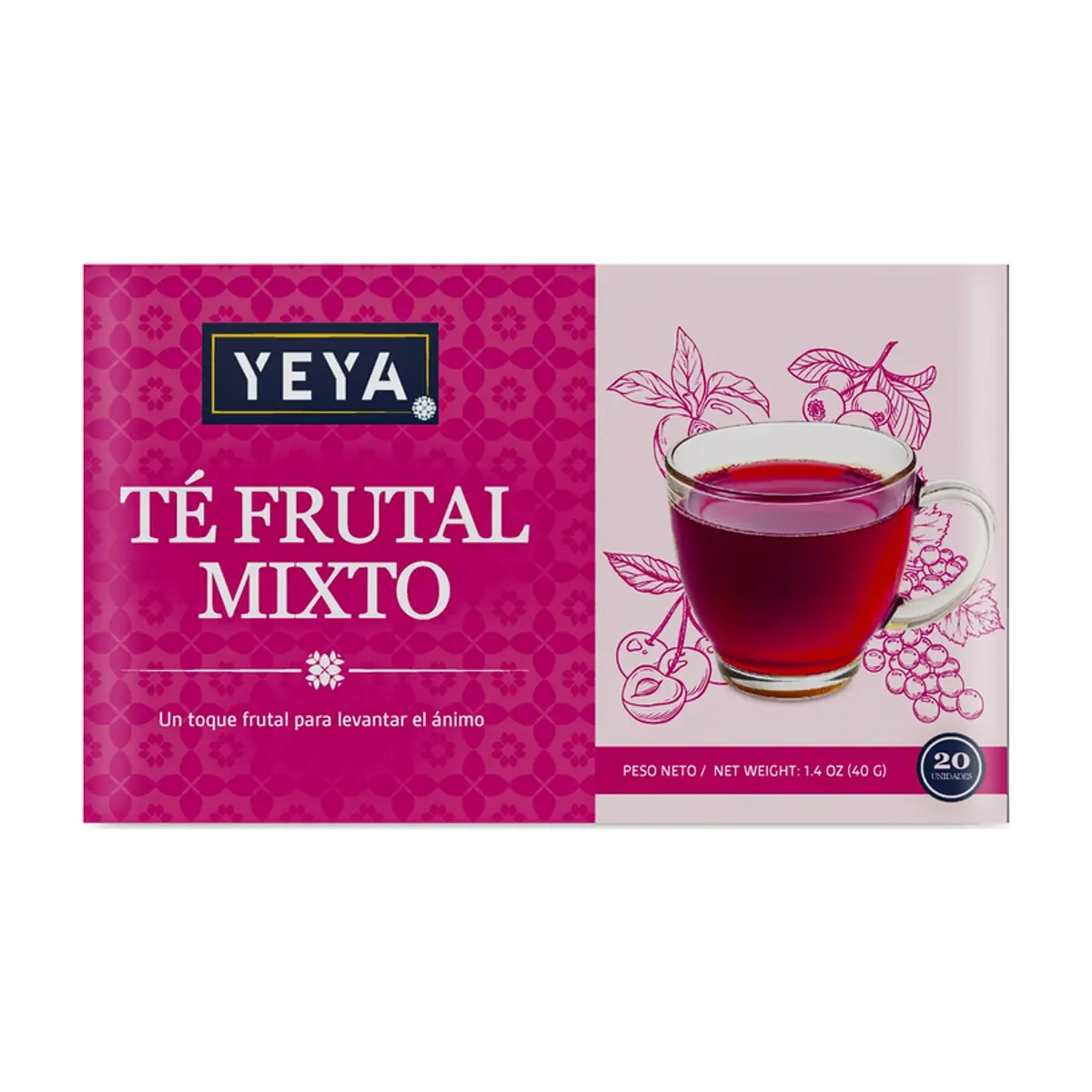 Té frutal mixto YEYA (60 x 40 g / 1.4 oz) - Thumbnail 3
