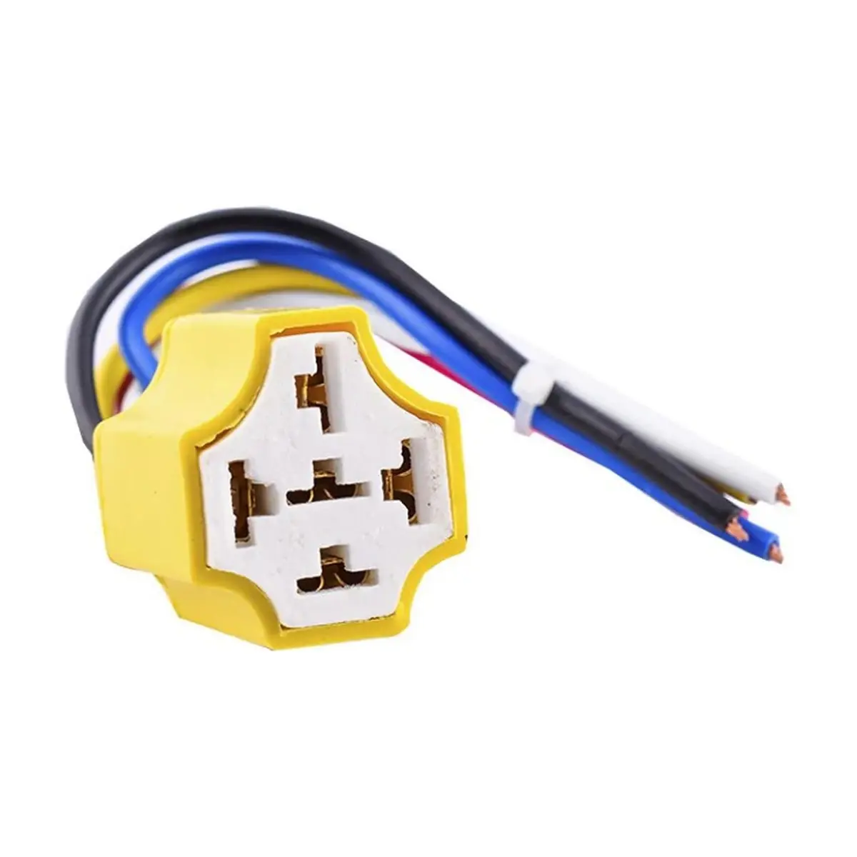 Base de cerámica - conector o socket - para relay de 5 patas Lafa