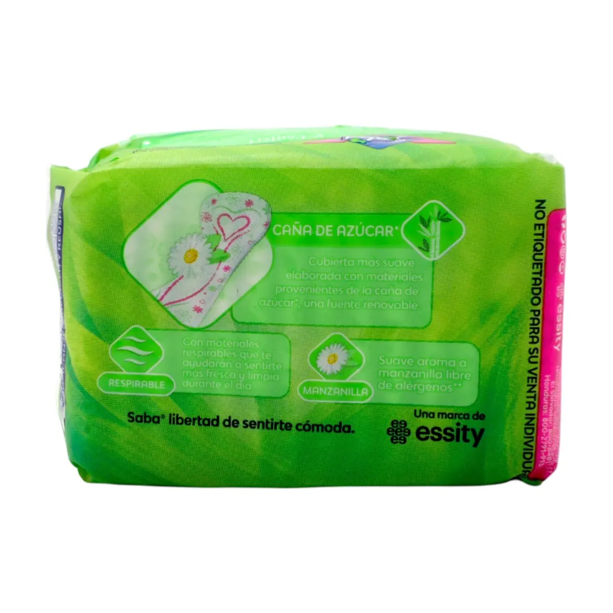 Protectores diarios regulares aroma manzanilla Saba (14 U) - Miniatura 4