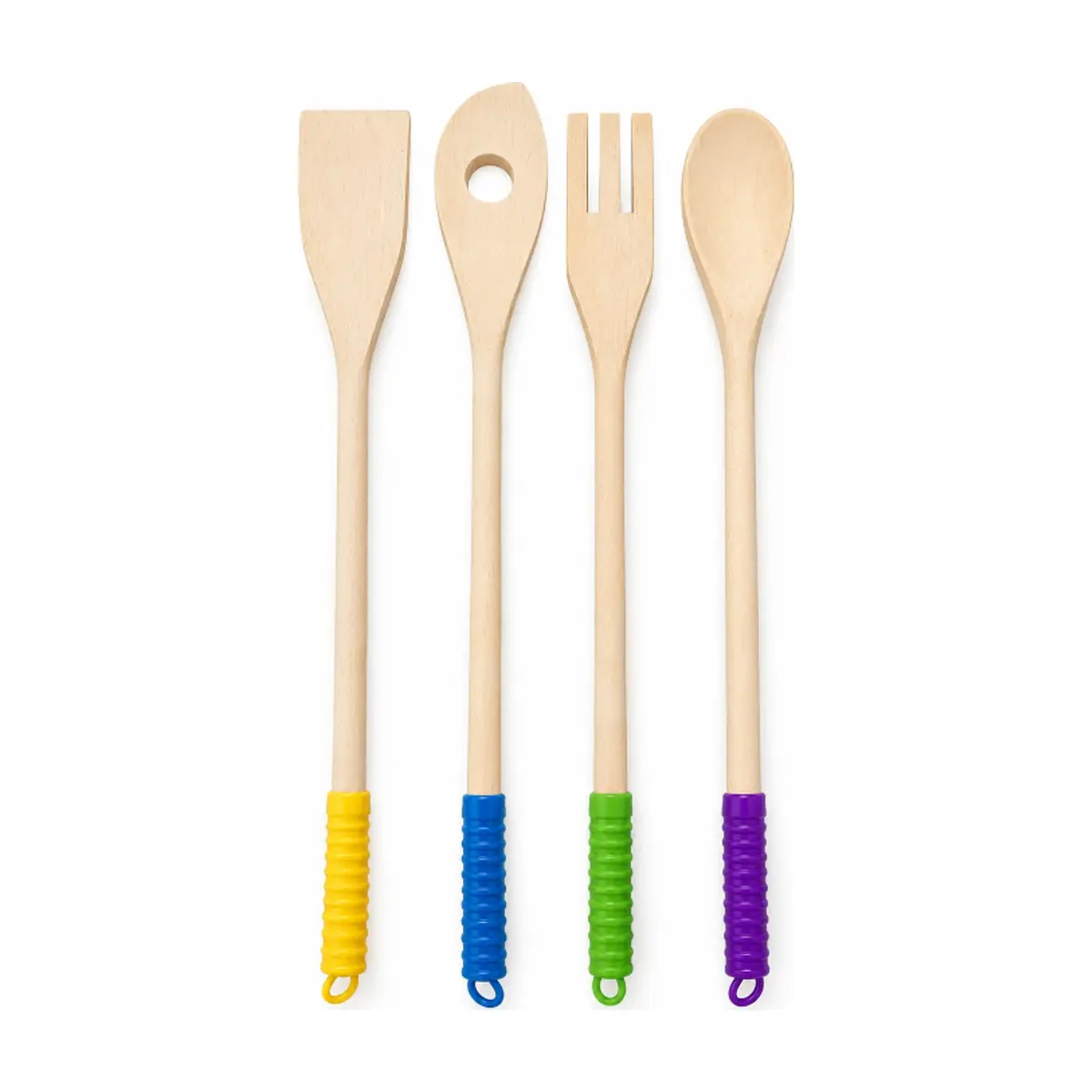 Juego de utensilios de cocina de madera Sav Collections (4 piezas) - Imagen 1