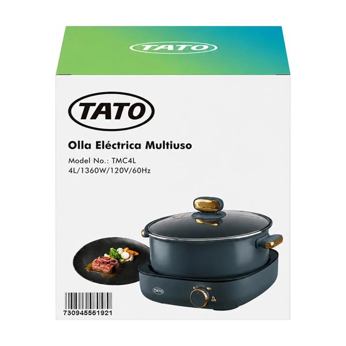 Olla eléctrica multiuso 4 L TATO TMC4L - Thumbnail 2