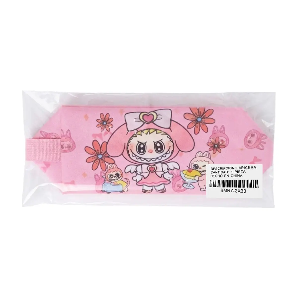 Lapicera o cartuchera rectangular con diseño de Labubu Gutza - Miniatura 2