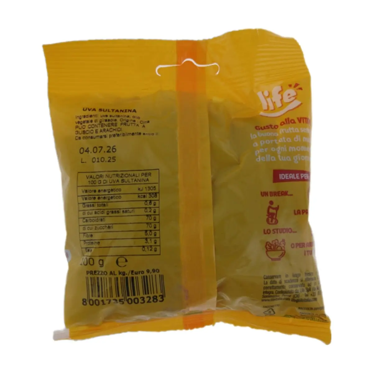 Uvas pasas sultaninas deshidratadas Life (100 g / 3.5 oz) - Thumbnail 10