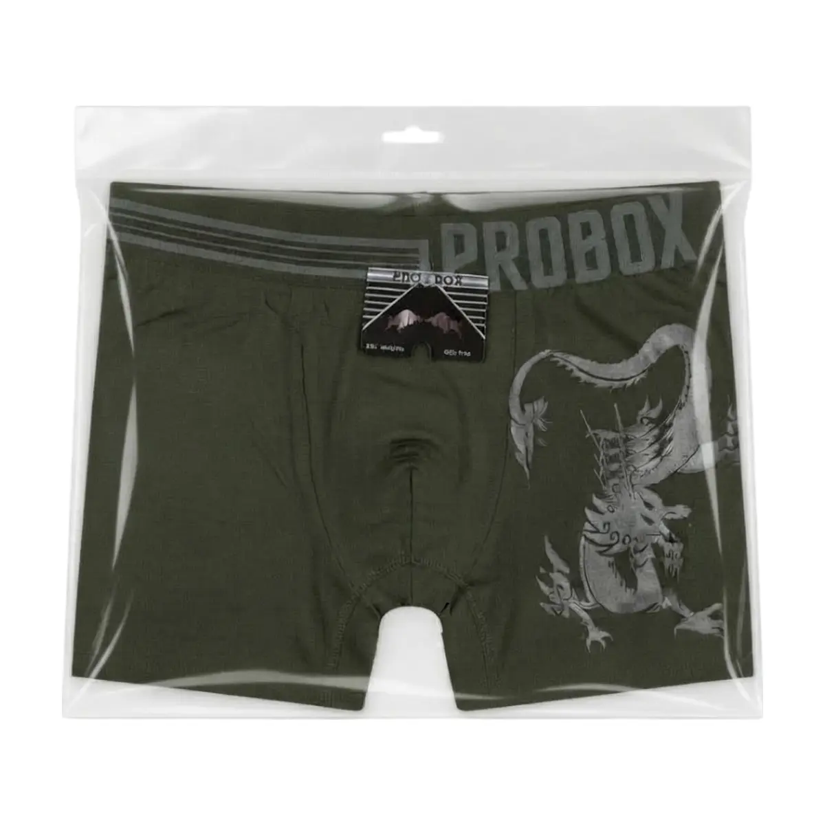 Calzoncillo verde para hombre Probox (Talla única) - Thumbnail 2