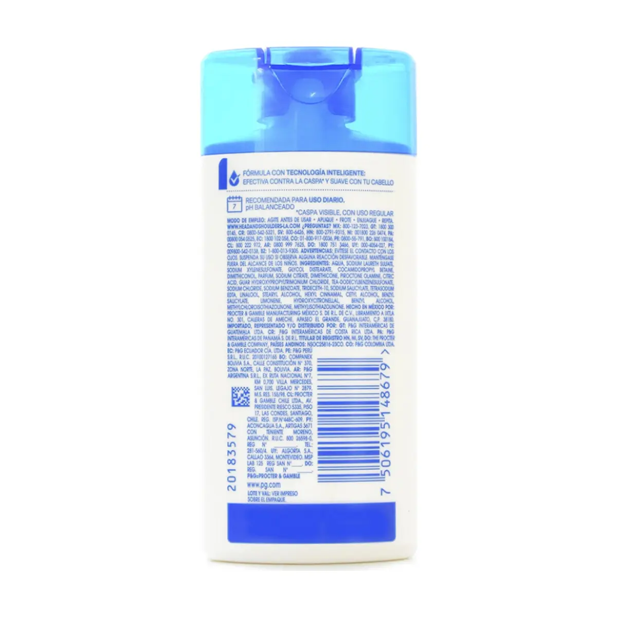 Champú control de caspa 2 en 1 suave y manejable Head & Shoulders (90 ml) - Miniatura 2