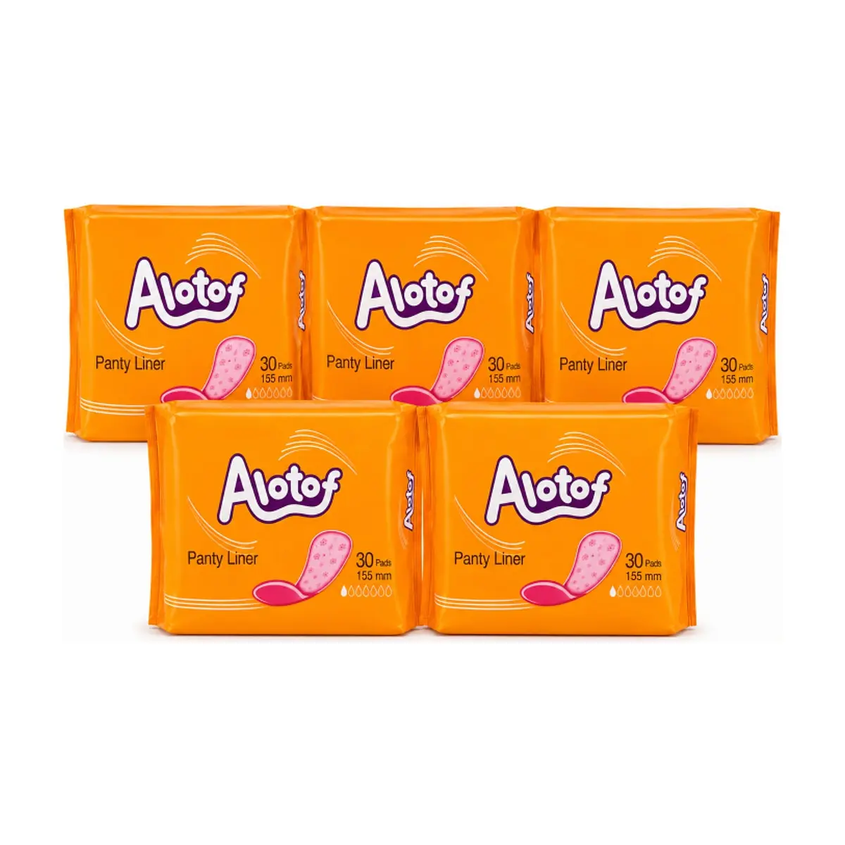 Protectores diarios Alotof (5 x 30 U)