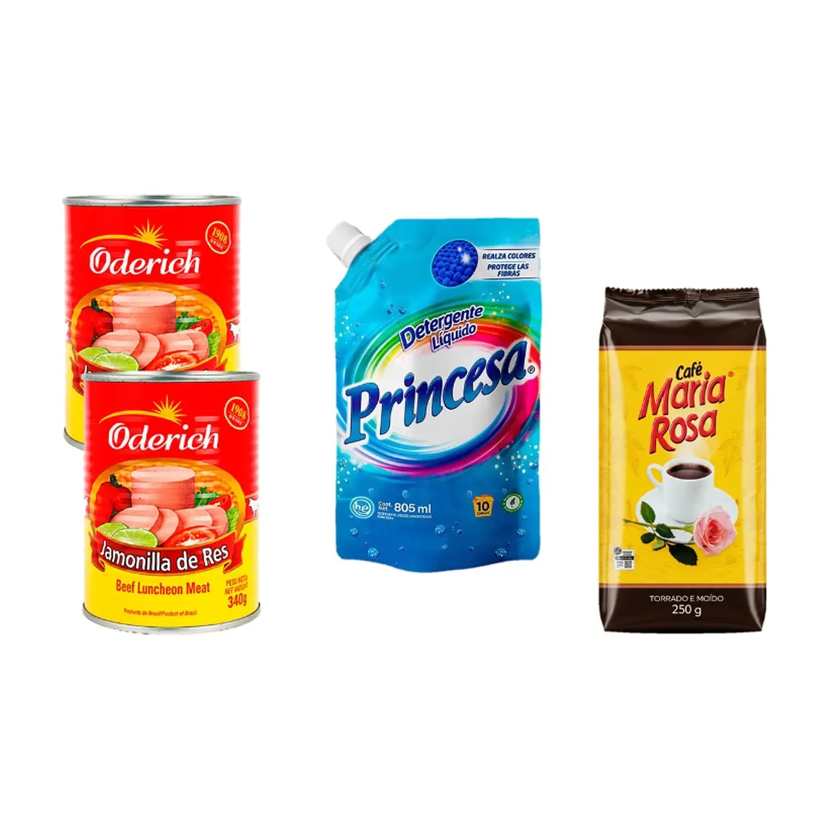 Combo mixto (jamonilla, café y detergente)