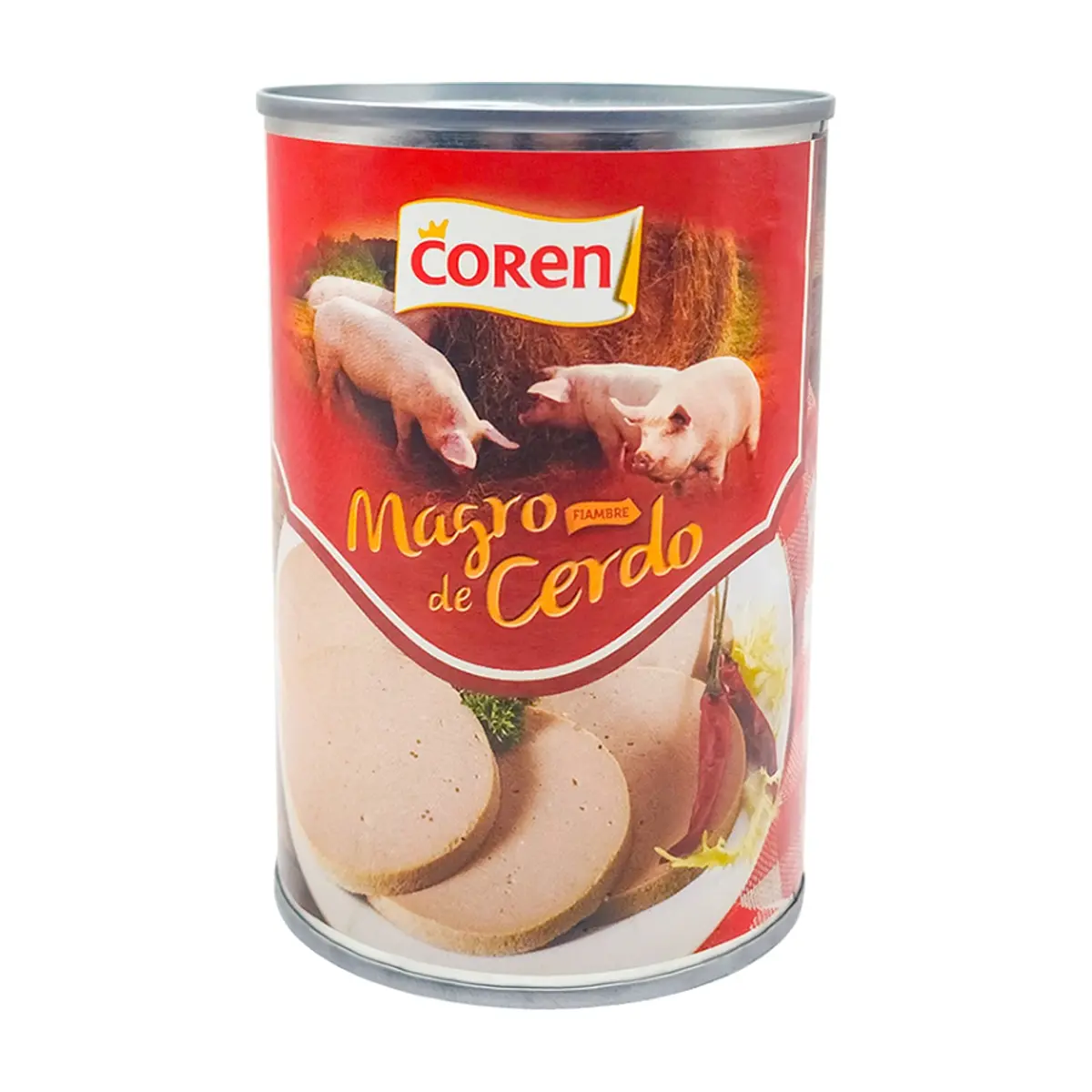 Carne enlatada - fiambre magro de cerdo COREN (415 g / 14.6 oz)