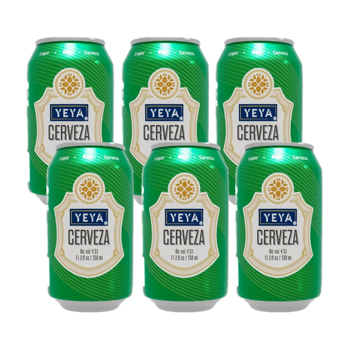 Cerveza YEYA (6 x 330 ml / 11.2 fl oz)