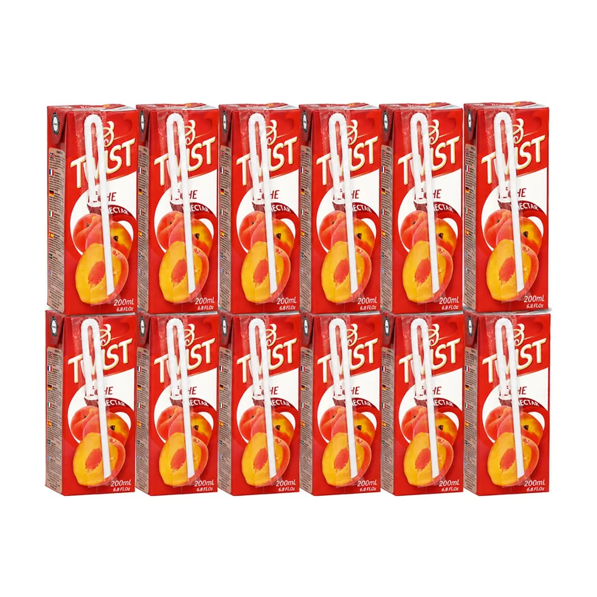 Néctar de melocotón -jugo- Twist (12 x 200 ml)