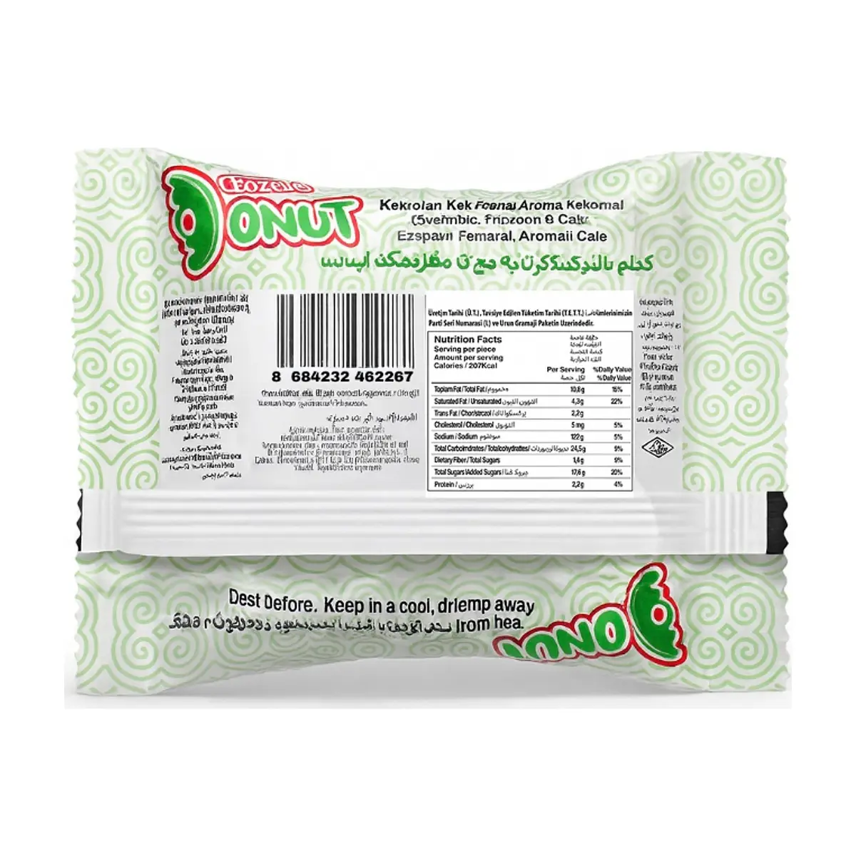 Patel de donut de pistacho Rozella (30 g / 1.05 oz) - Thumbnail 6