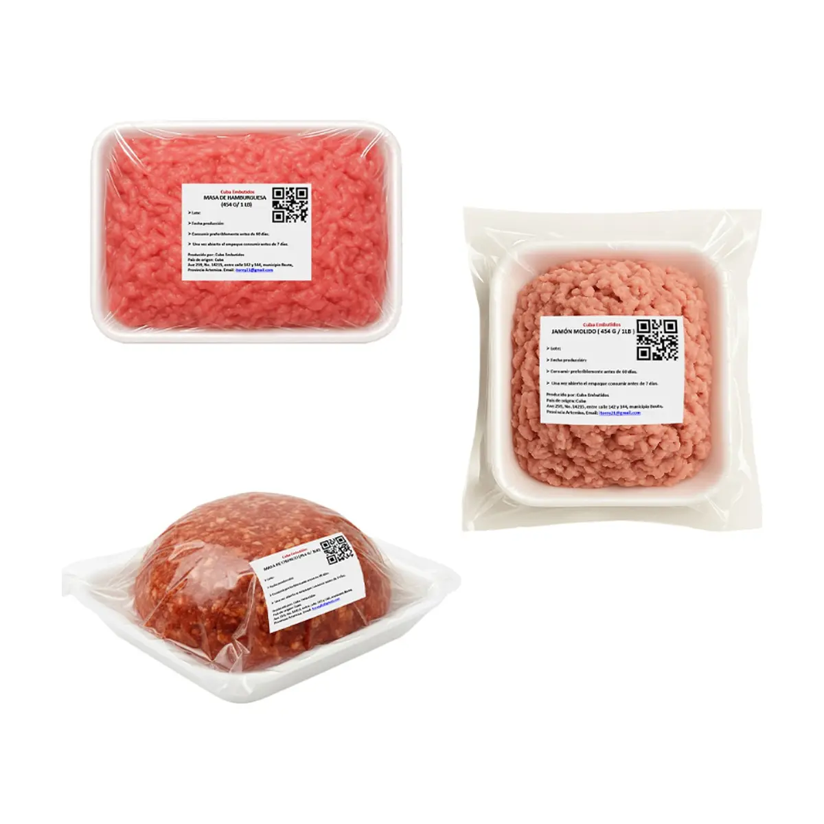Masa de chorizo + Masa de hamburguesa + Jamon molido - Thumbnail 3