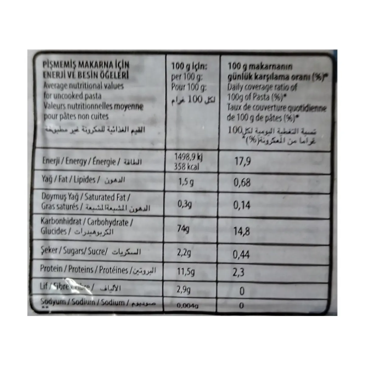 Espagueti Oba Eva (500 g / 1.1 lb) - Thumbnail 2