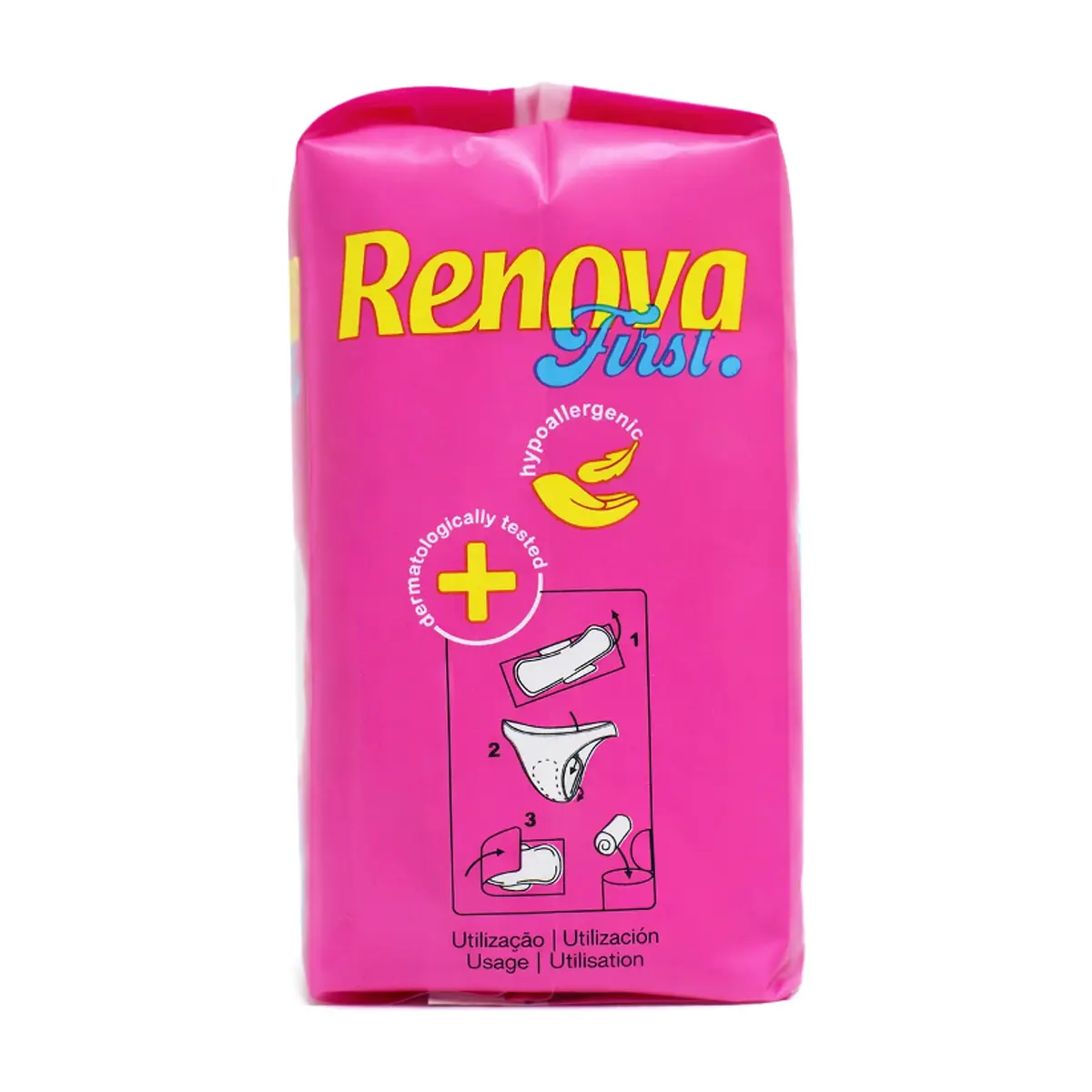 Toallas sanitarias ultrafinas con alas normal Renova (14 U) - Thumbnail 4